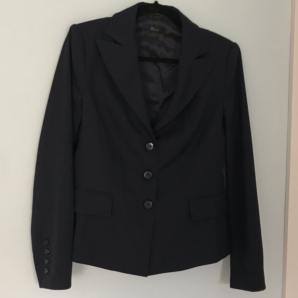 Deep Navy 3 button blazer by Benetton